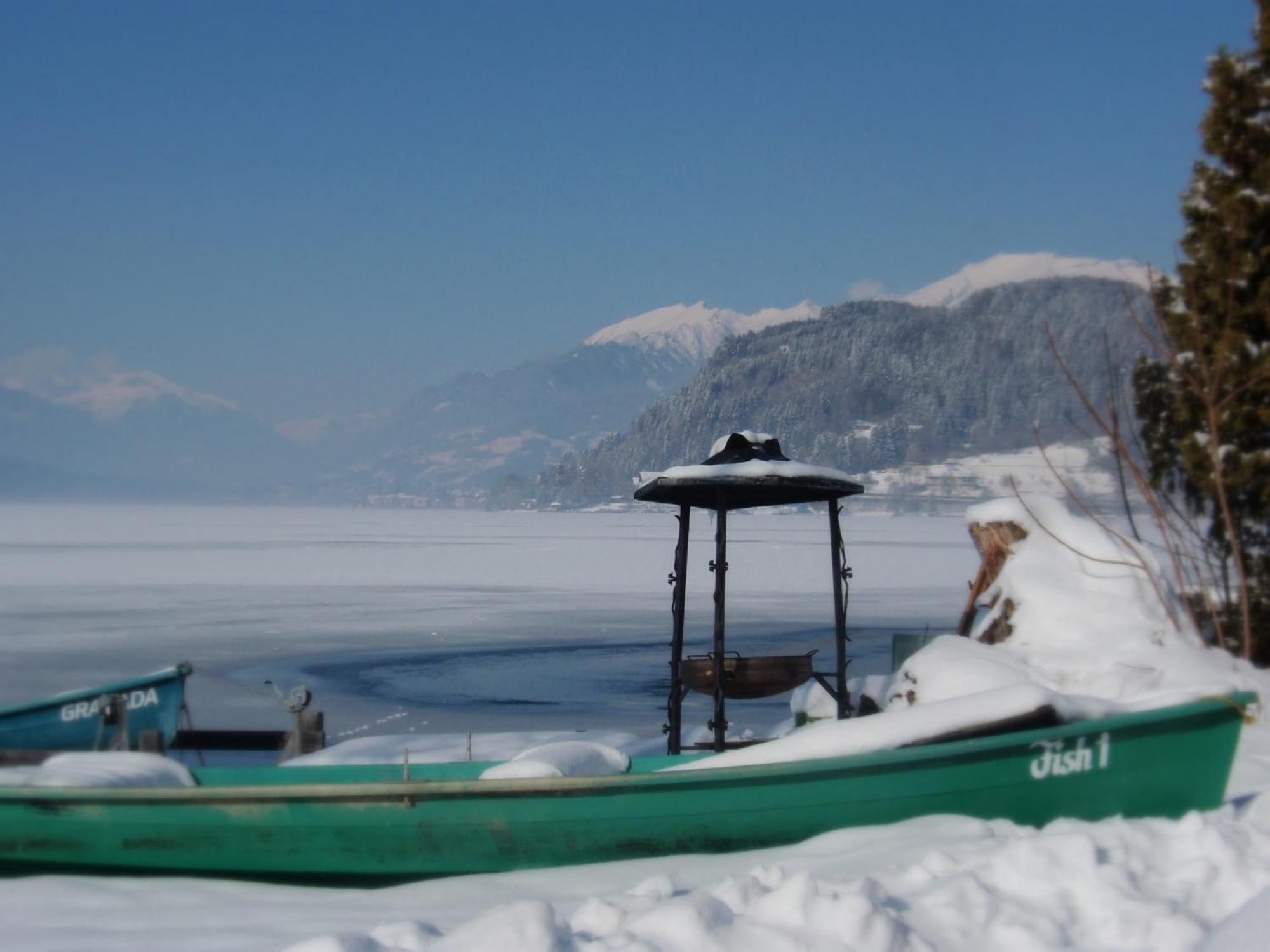 Ferienwohnungen Fischerhaus - Direkt Am See Millstatt Dış mekan fotoğraf