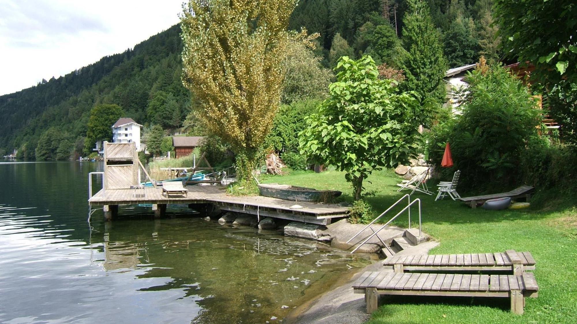 Ferienwohnungen Fischerhaus - Direkt Am See Millstatt Dış mekan fotoğraf